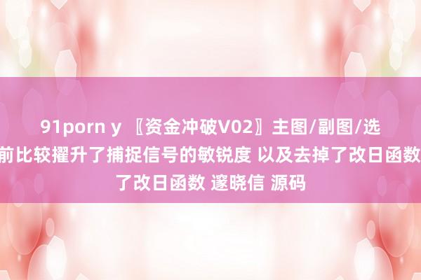 91porn y 〖资金冲破V02〗主图/副图/选股观点 与之前比较擢升了捕捉信号的敏锐度 以及去掉了改日函数 邃晓信 源码